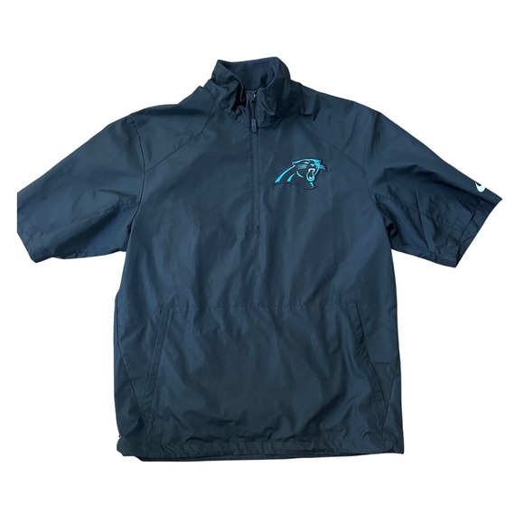 Nfl Nike Other - Nike NFL On Field Carolina Panthers Sideline Coach Short Sleeve Half-Zip Medium